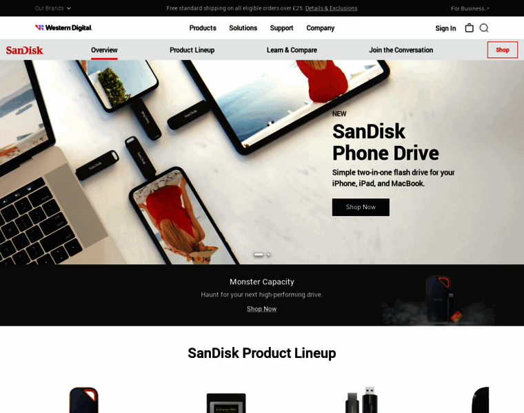 Sandisk.co.uk thumbnail