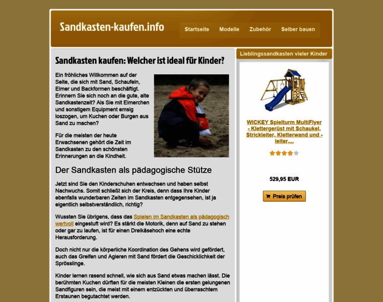 Sandkasten-kaufen.info thumbnail