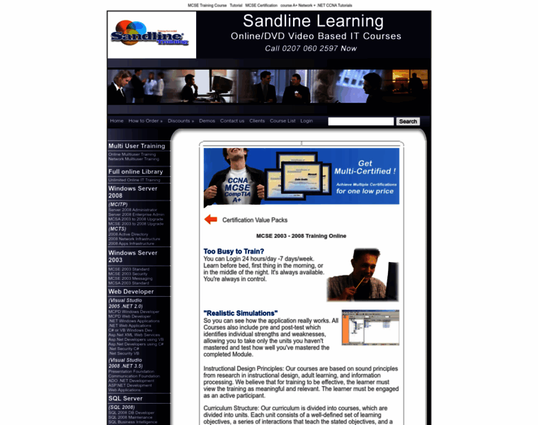 Sandline-learning.co.uk thumbnail