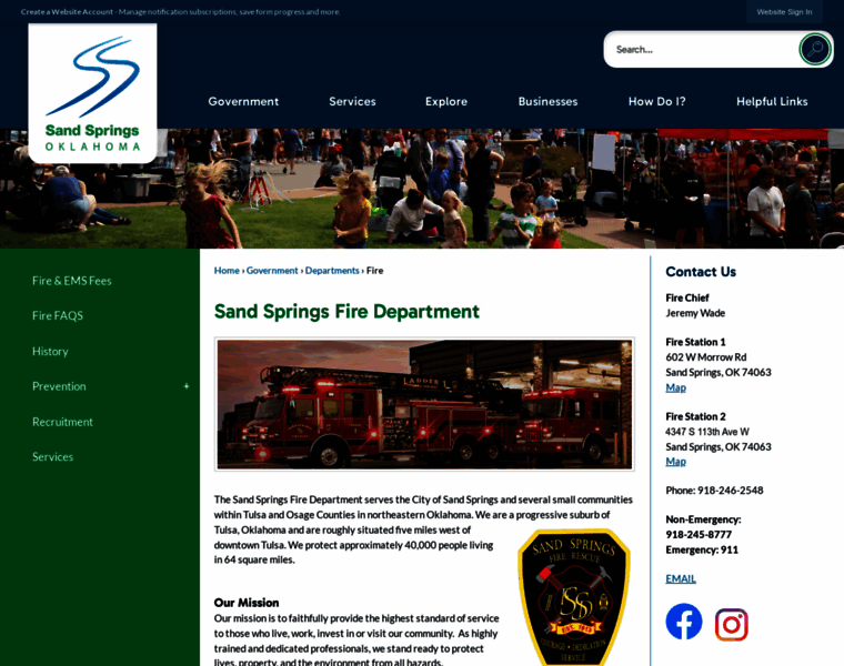 Sandspringsfire.org thumbnail Sandspringsfire.org thumbnail