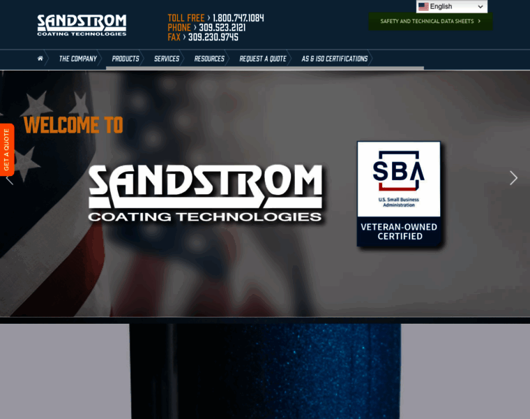 Sandstromproducts.com thumbnail