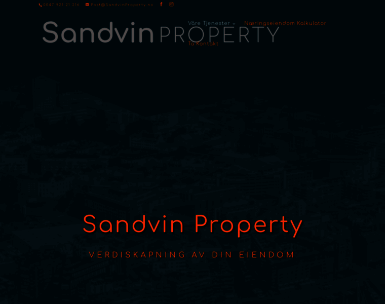 Sandvinproperty.no thumbnail