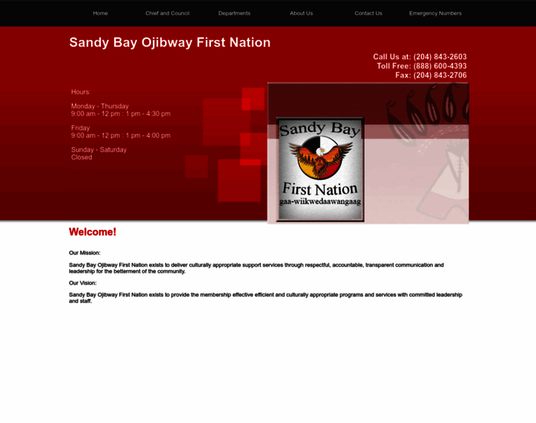 Sandybayfirstnation.com thumbnail