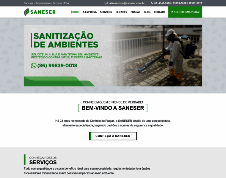 Saneser.com.br thumbnail
