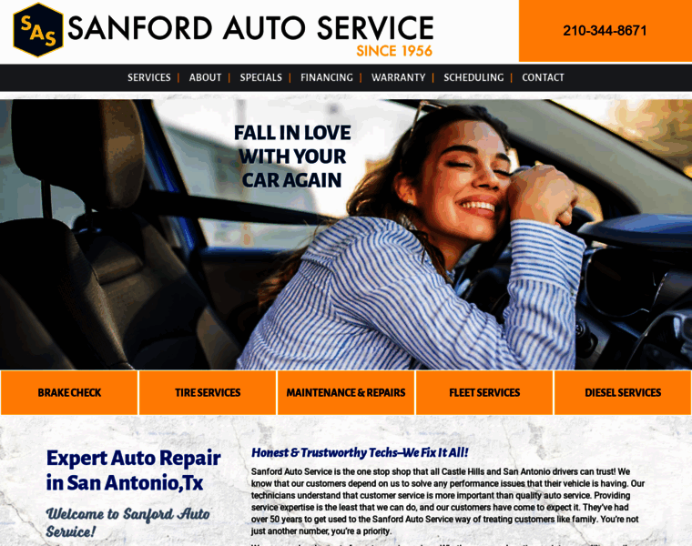 Sanfordautoservice.com thumbnail