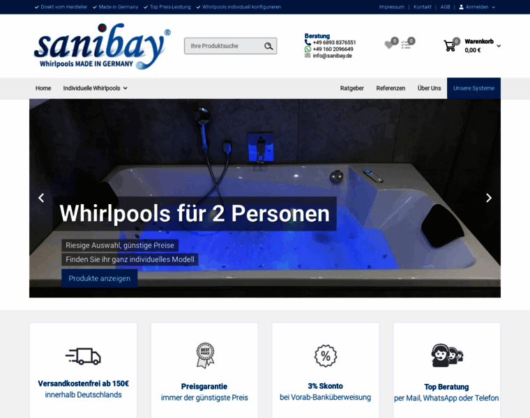 Sanibay-whirlpools.de thumbnail