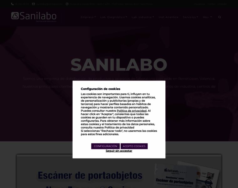 Sanilabo.com thumbnail