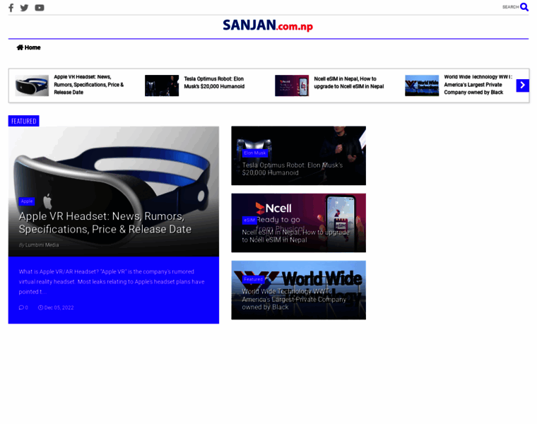 Sanjan.com.np thumbnail