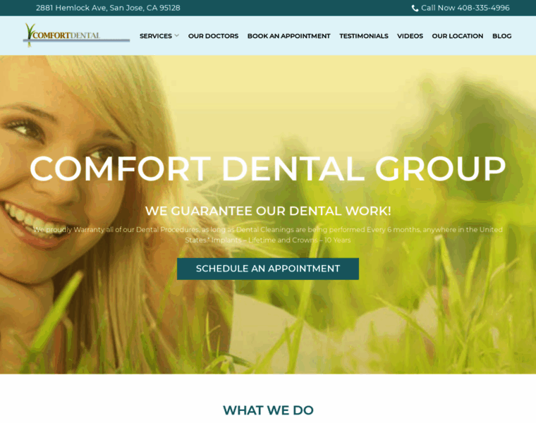 Sanjosecomfortdental.com thumbnail