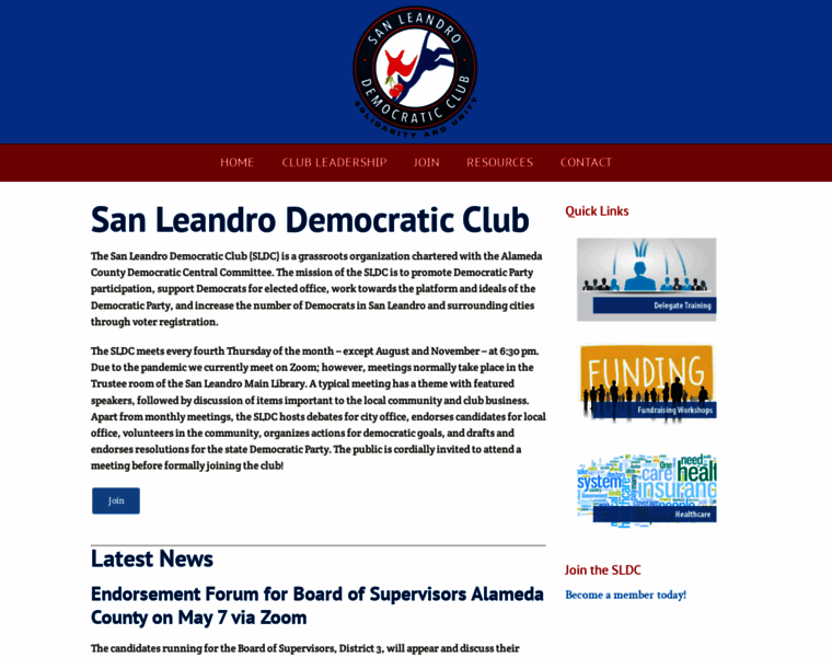 Sanleandrodemocraticclub.com thumbnail