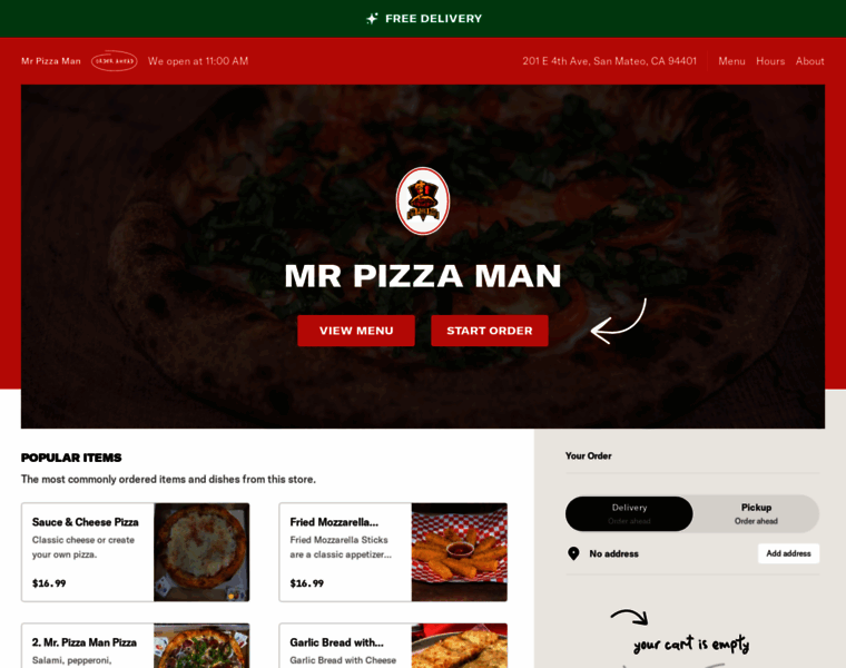 Sanmateopizzaman.com thumbnail Sanmateopizzaman.com thumbnail