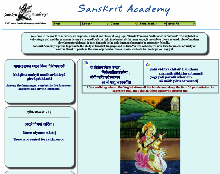 Sanskrit-academy.com thumbnail