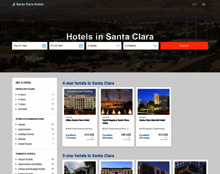 Santa-clara-all-hotels.com thumbnail