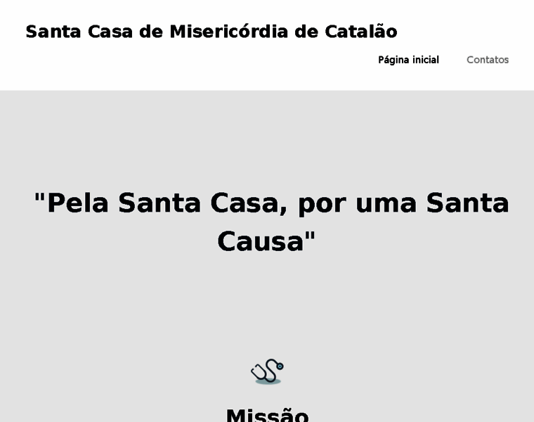 Santacasacatalao.org.br thumbnail
