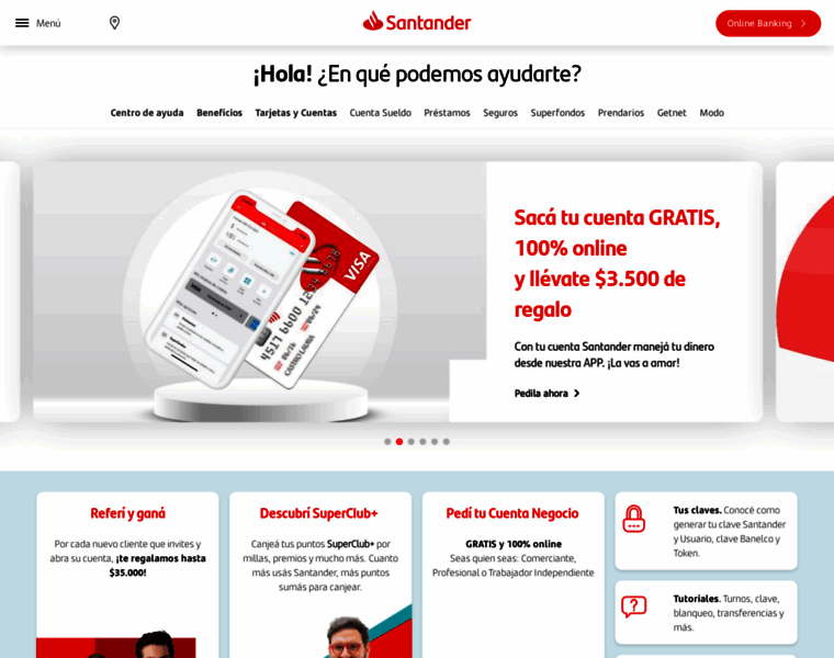 Santander.com.ar thumbnail