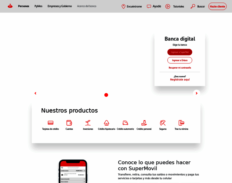 Santander.com.mx thumbnail