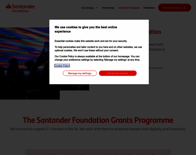 Santanderfoundation.org.uk thumbnail