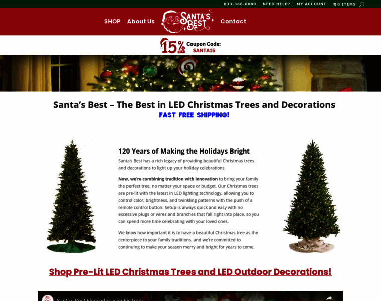 Santasbest.com thumbnail