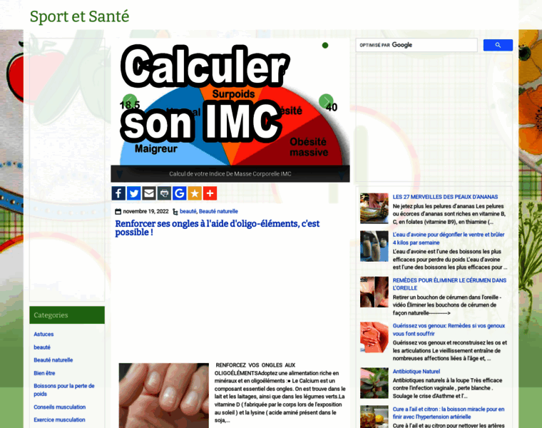 Sante-et-sport.com thumbnail