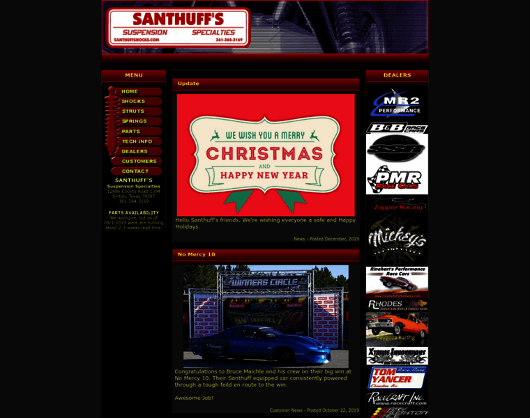 Santhuffshocks.com thumbnail