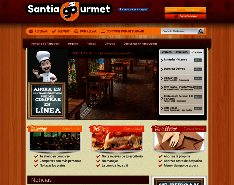 Santiagourmet.com thumbnail