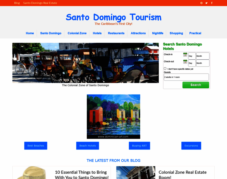 Santodomingotourism.com thumbnail