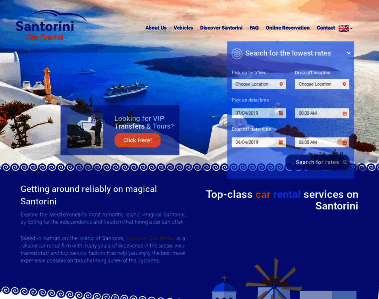 Santorini-car-rental.com thumbnail