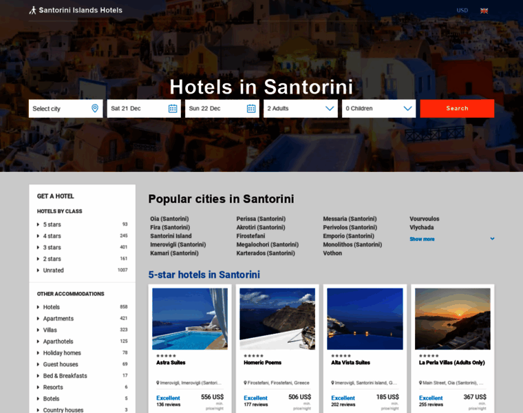 Santorini-island-hotels.net thumbnail