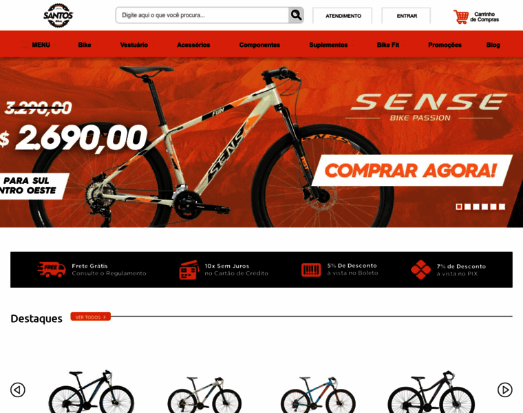 Santosbikes.com.br thumbnail