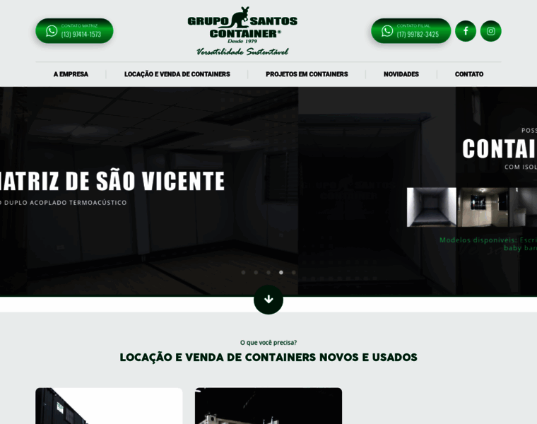 Santoscontainer.com.br thumbnail