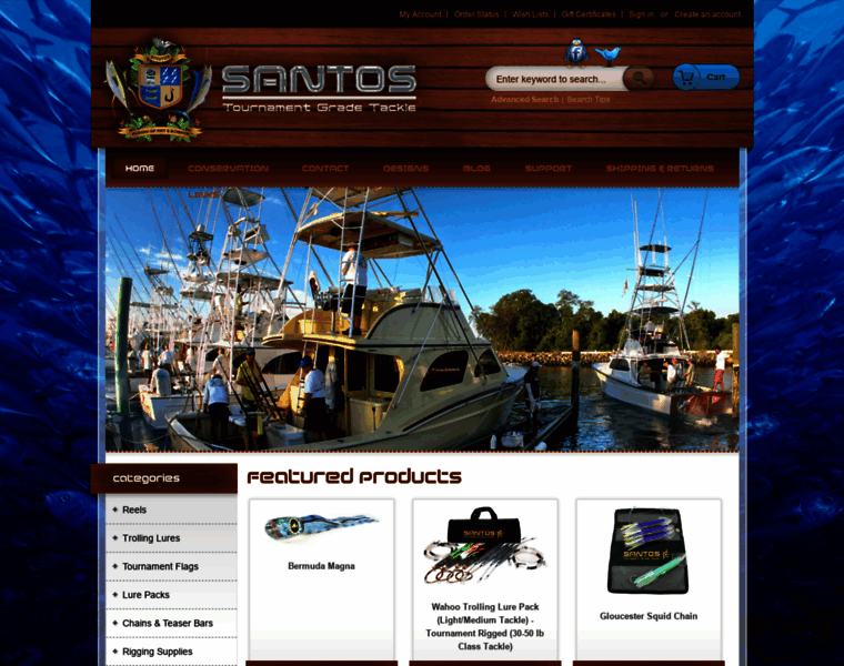 Santosfishing.com thumbnail