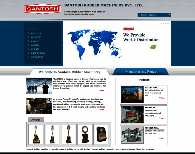 Santoshrubbermachinery.com thumbnail