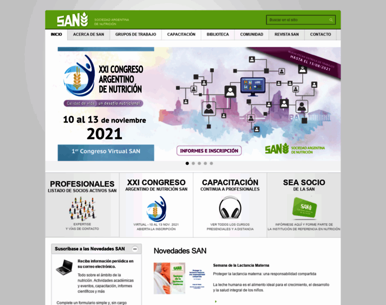 Sanutricion.org.ar thumbnail