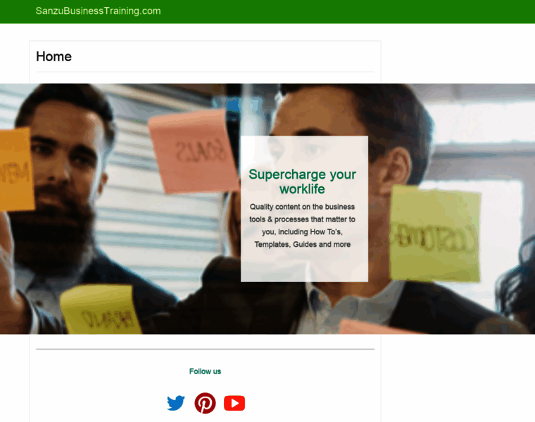 Sanzubusinesstraining.com thumbnail