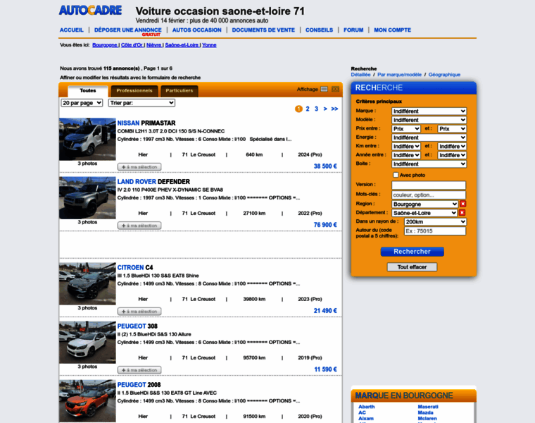Saone-et-loire.autocadre.com thumbnail