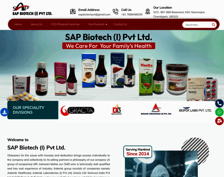 Sapbiotech.com thumbnail
