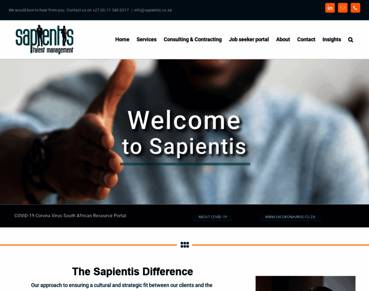 Sapientis.co.za thumbnail