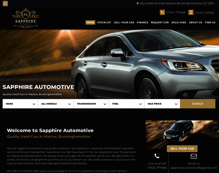 Sapphireautomotive.co.uk thumbnail