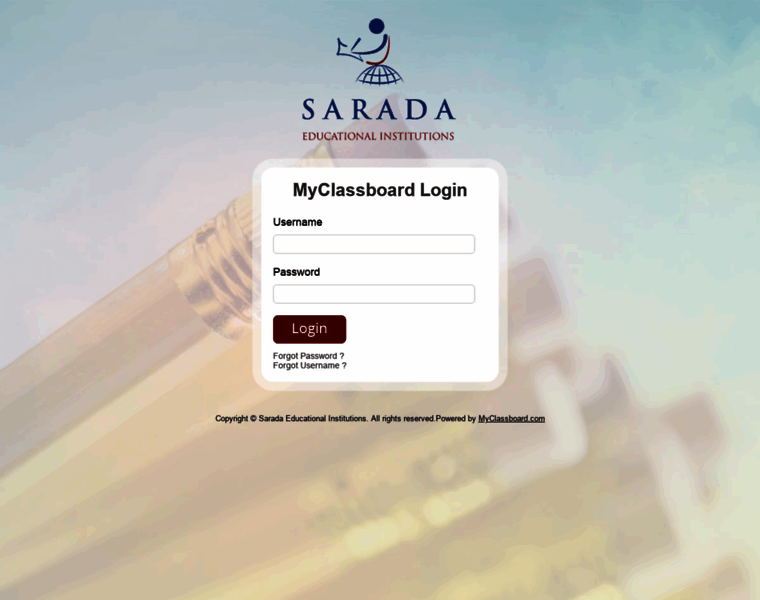 Saradajc.myclassboard.com thumbnail