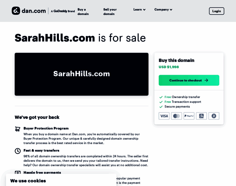 Sarahhills.com thumbnail