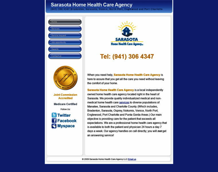 Sarasotahomehealthcare.com thumbnail