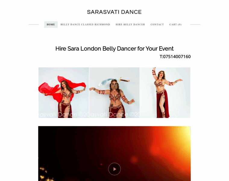 Sarasvatidance.com thumbnail