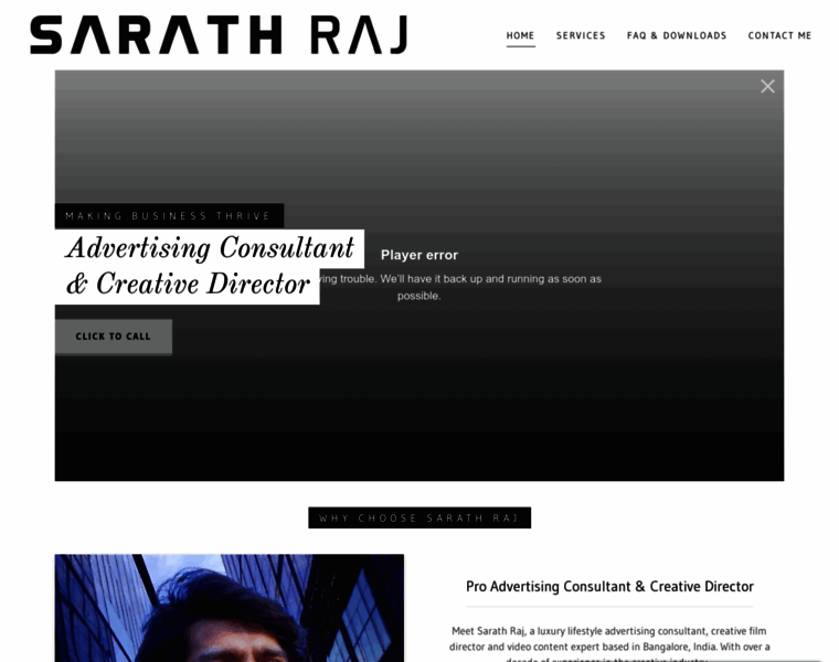 Sarathraj.com thumbnail