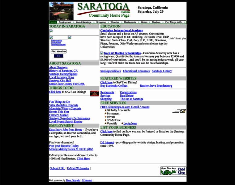 Saratoga-ca.com thumbnail