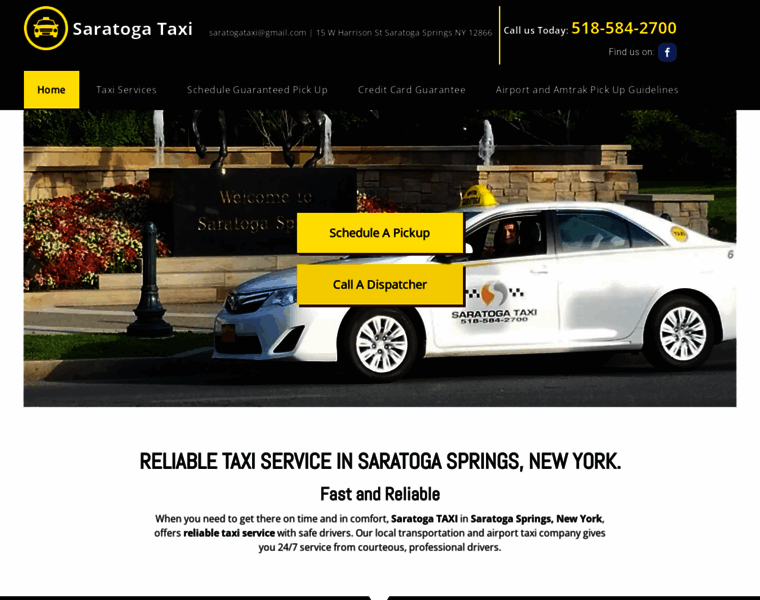 Saratoga-taxi.com thumbnail