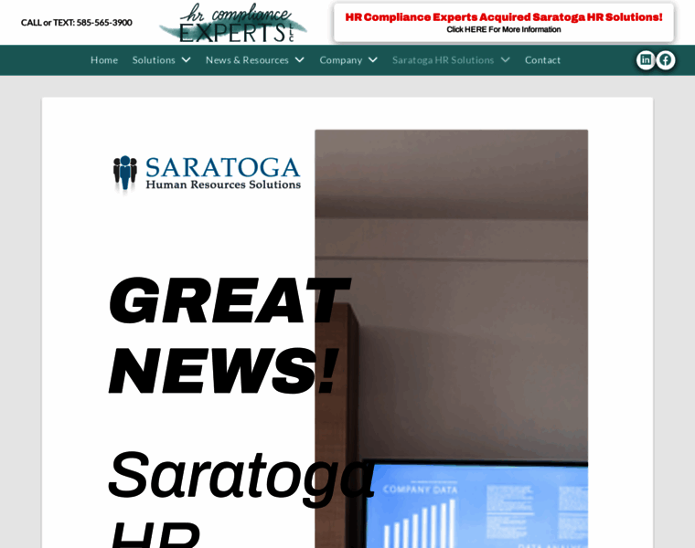 Saratogahr.com thumbnail