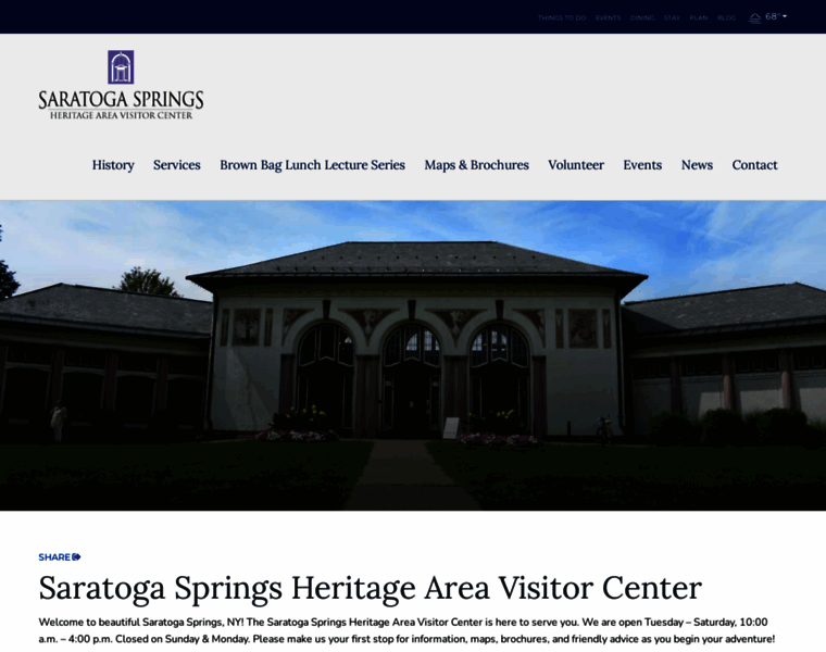 Saratogaspringsvisitorcenter.com thumbnail