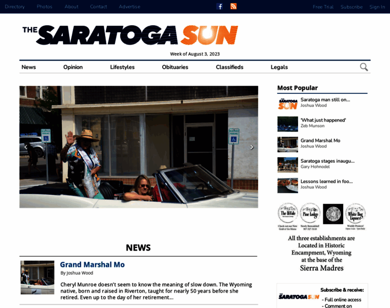 Saratogasun.com thumbnail