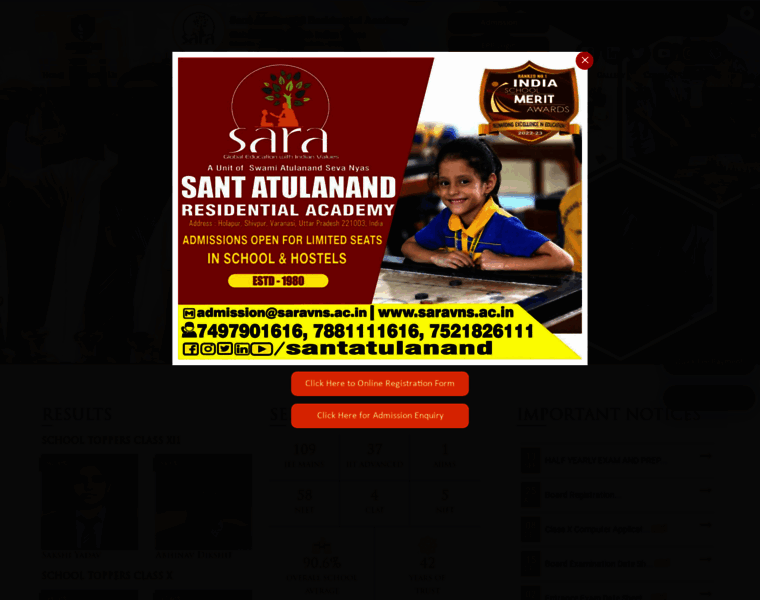 Saravns.ac.in thumbnail Saravns.ac.in thumbnail