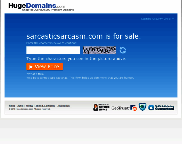 Sarcasticsarcasm.com thumbnail
